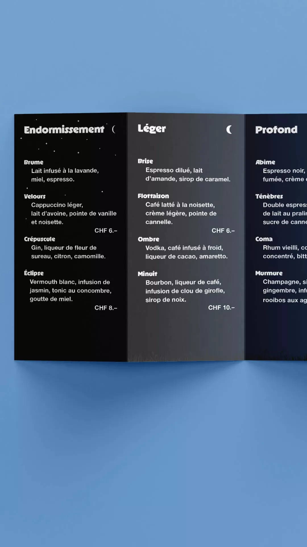 03 - The menu — blank night, Yanis Lafkiri